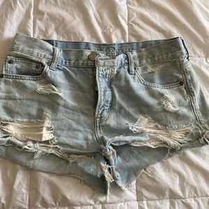 Distressed American Eagle shorts